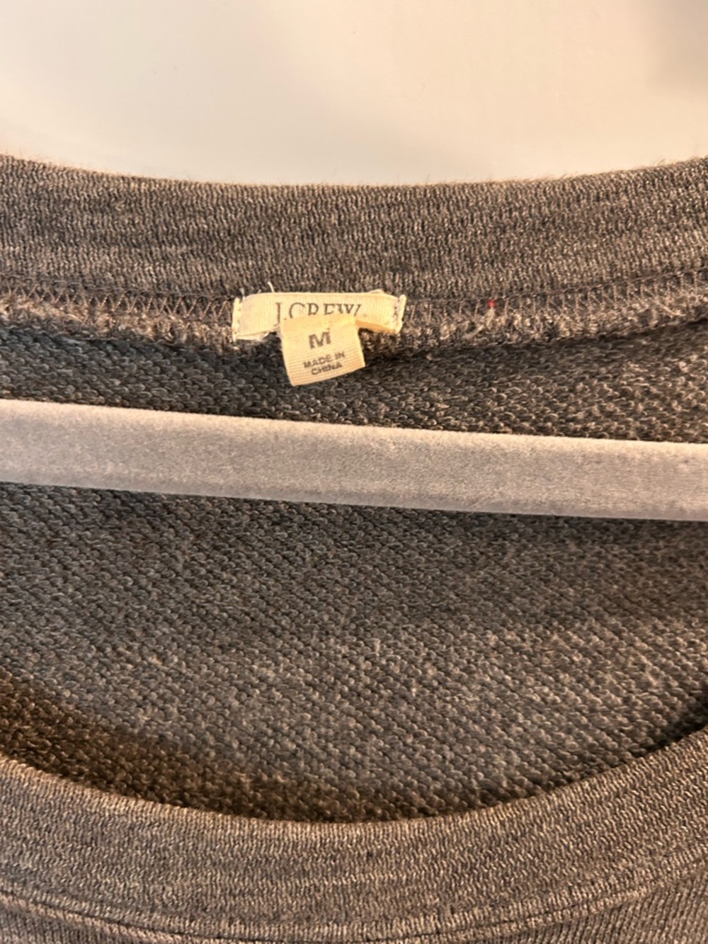 J. Crew Gray Sequin Front Sweatshirt - Picture 7 of 11